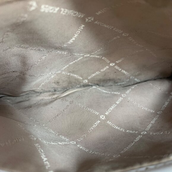 MICHAEL KORS Straw Python Capsule Small Women's Crossbody Handbag Optic White - Picture 11 of 11